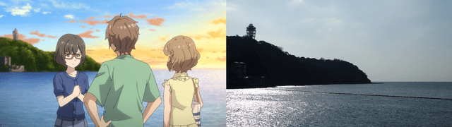 enoshima beach - Rascal Does Not Dream of bunny girl senpai real life locations