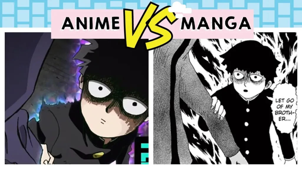 Mob vs Koyama in Manga/Anime.
