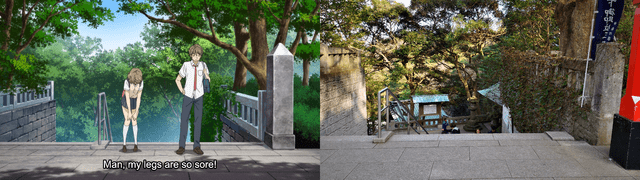 stairs to the enoshima shrine