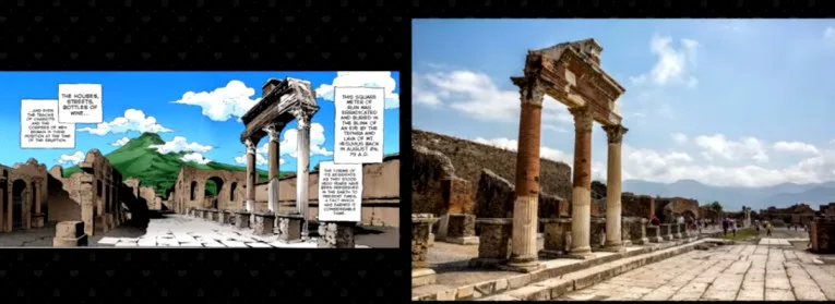 The Ultimate Guide to the Real Life Locations of Jojo's Bizarre Adventure , Pompeii