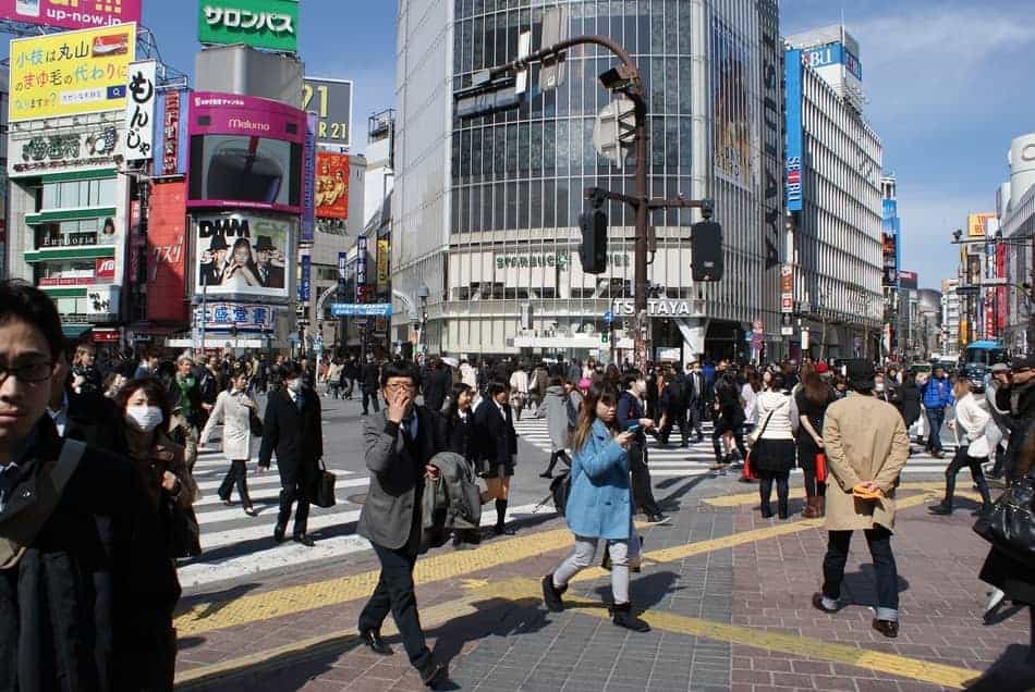 Real life Locations of Tokyo Ghoul Worth Visiting, Shibuya Crossing