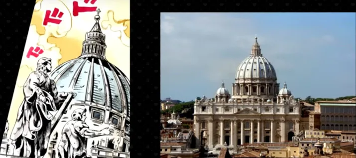 St. Peter's Basilica, Real Life Locations of Jojo's Bizarre Adventure