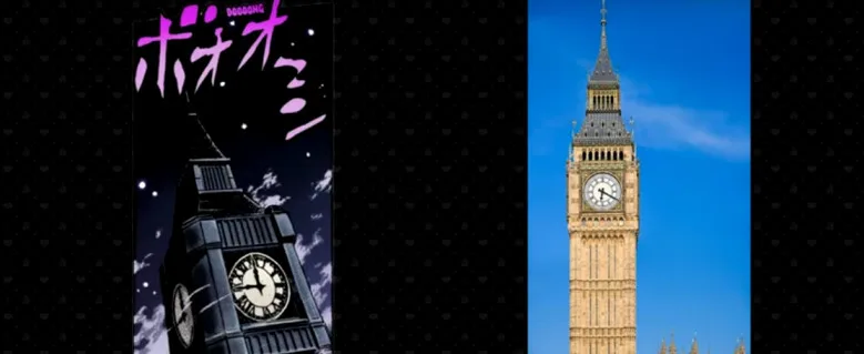 big ben, Real Life Locations of Jojo's Bizarre Adventure