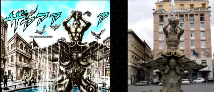 The Ultimate Guide to the Real Life Locations of Jojo's Bizarre Adventure , Fontana del tritone