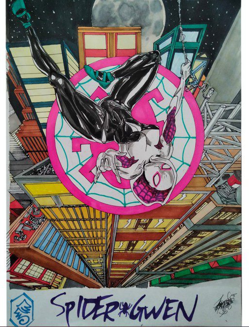 Spider Gwen comic cover art