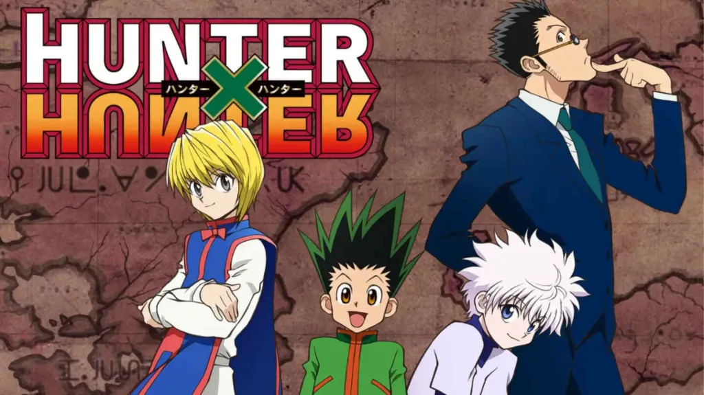 Gon, Kurapika, Killua and Leorio
Questions about Hunter x Hunter