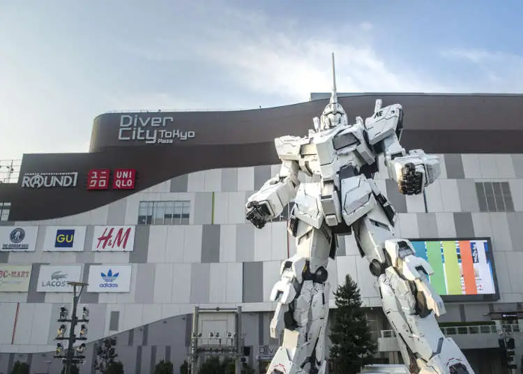 Unicorn Gundam Statue & Gundam Base: 12 Gundam Attractions You Need to Visit in Japan