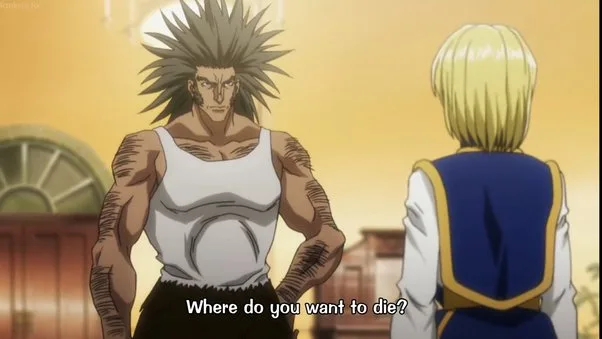 Top 18 Badass Hunter x Hunter Fights Ranked: Uvogin Vs. Kurapika