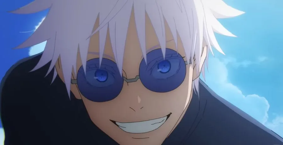 Best Anime Boys With White Hair Ranked - Satoru Gojo - Jujutsu Kaisen