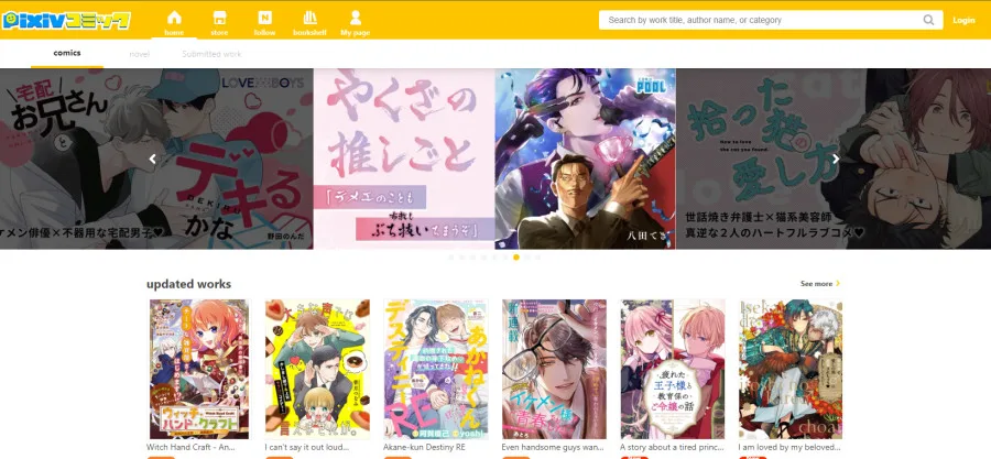 Pixiv Comics - Top Free Webcomic Apps