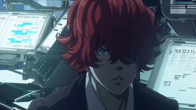 Sho Hinakawa from Psycho Pass - best anime characters with red hair