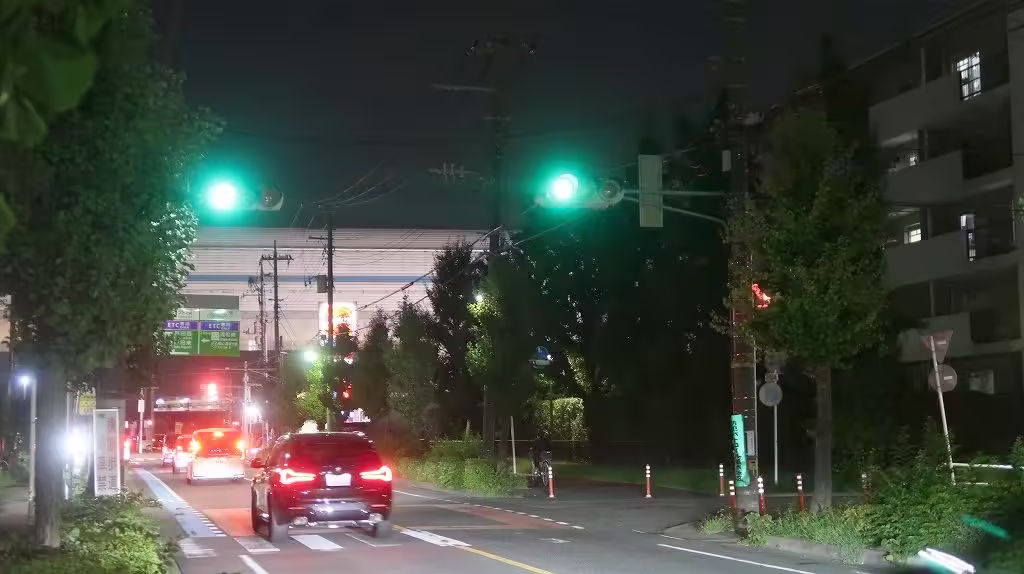 Roads within Tajima Housing Complex - Yofukashi no Uta Real life Locations in Japan