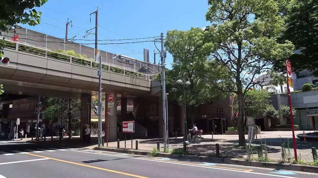 Near the south exit of Musashi-Urawa Station - Yofukashi no Uta Real life Locations in Japan