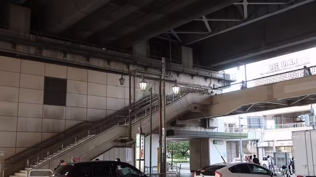 Near the south exit of Musashi-Urawa Station - Yofukashi no Uta Real life Locations in Japan