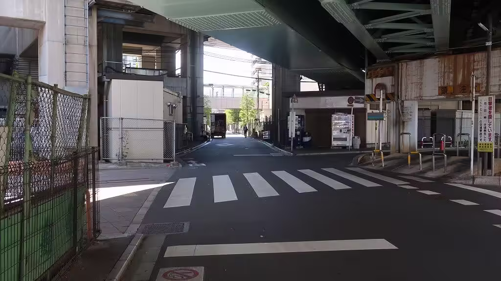 Under the elevated track on the north side of Musashi-Urawa Station - Yofukashi no Uta Real life Locations in Japan