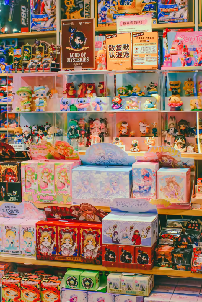 otaku tourism - anime merchandise