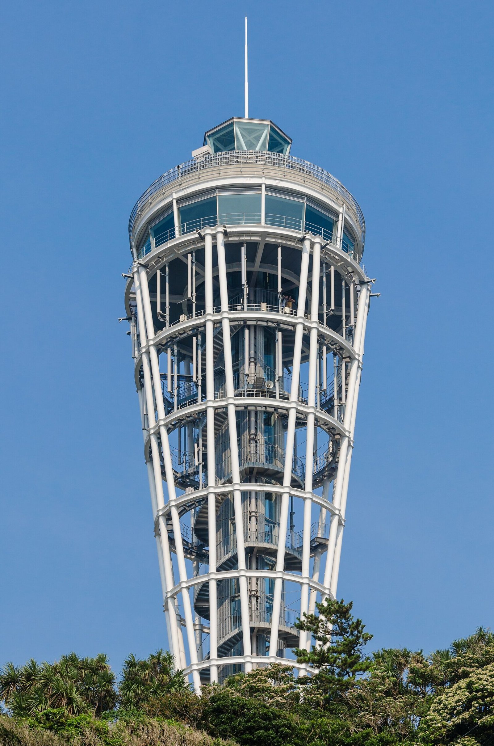 Enoshima Sea Candle observation tower in Samuel Cocking Garden