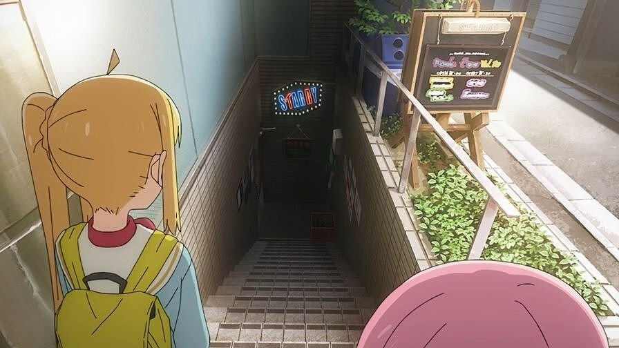 Bocchi the Rock anime reference for Shimokitazawa SHELTER