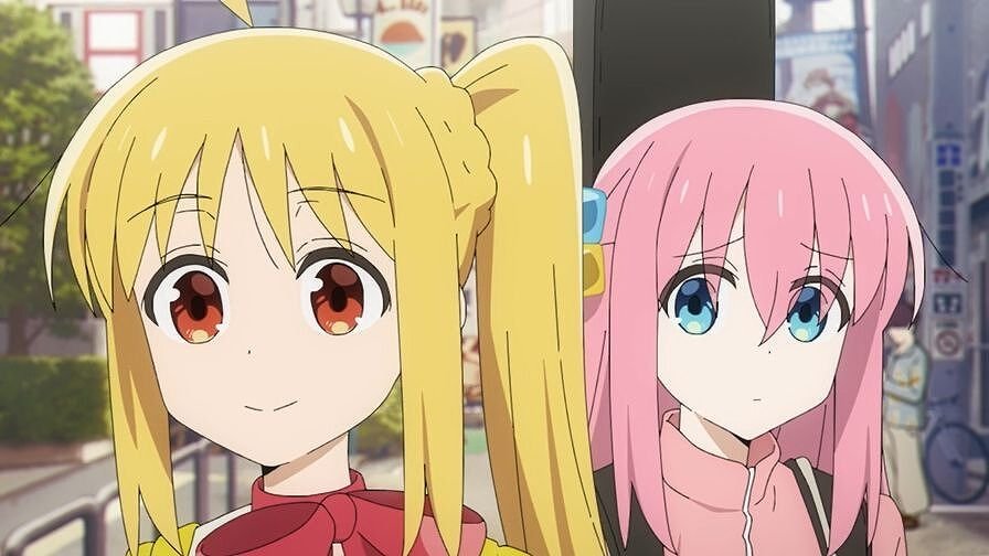 Bocchi the Rock anime reference for Village Vanguard Shimokitazawa